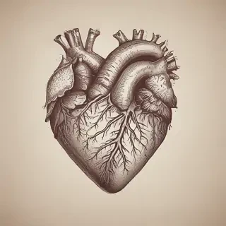 hand drawn heart