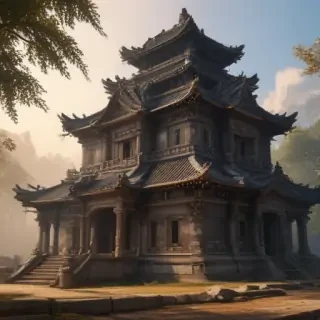 temple background
