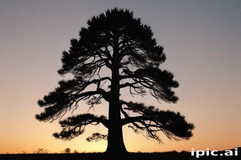 pine tree silhouette png