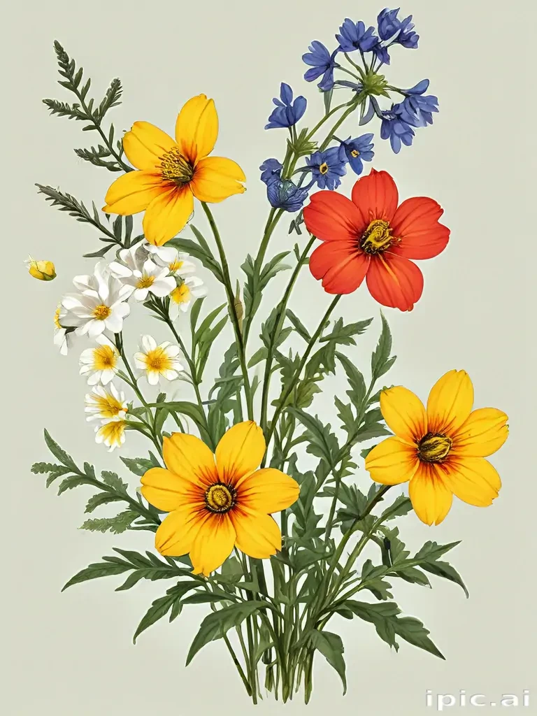 free wildflower clipart