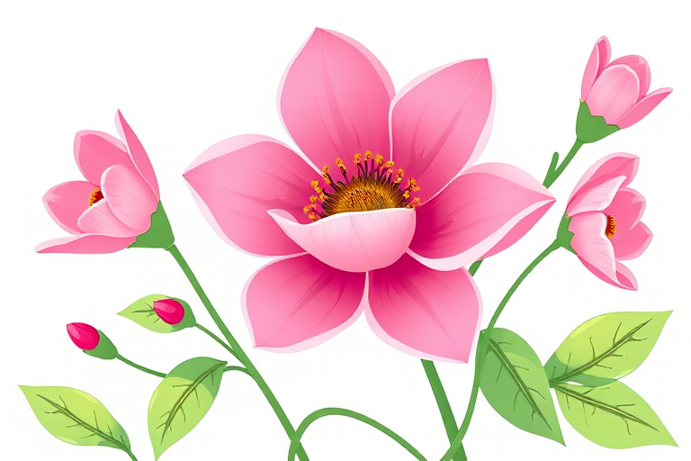 transparent background flower clipart