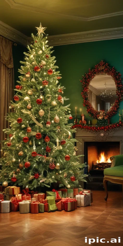 christmas wallpaper green
