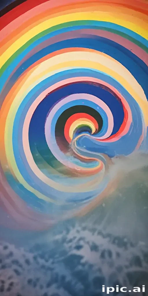 rainbow back round