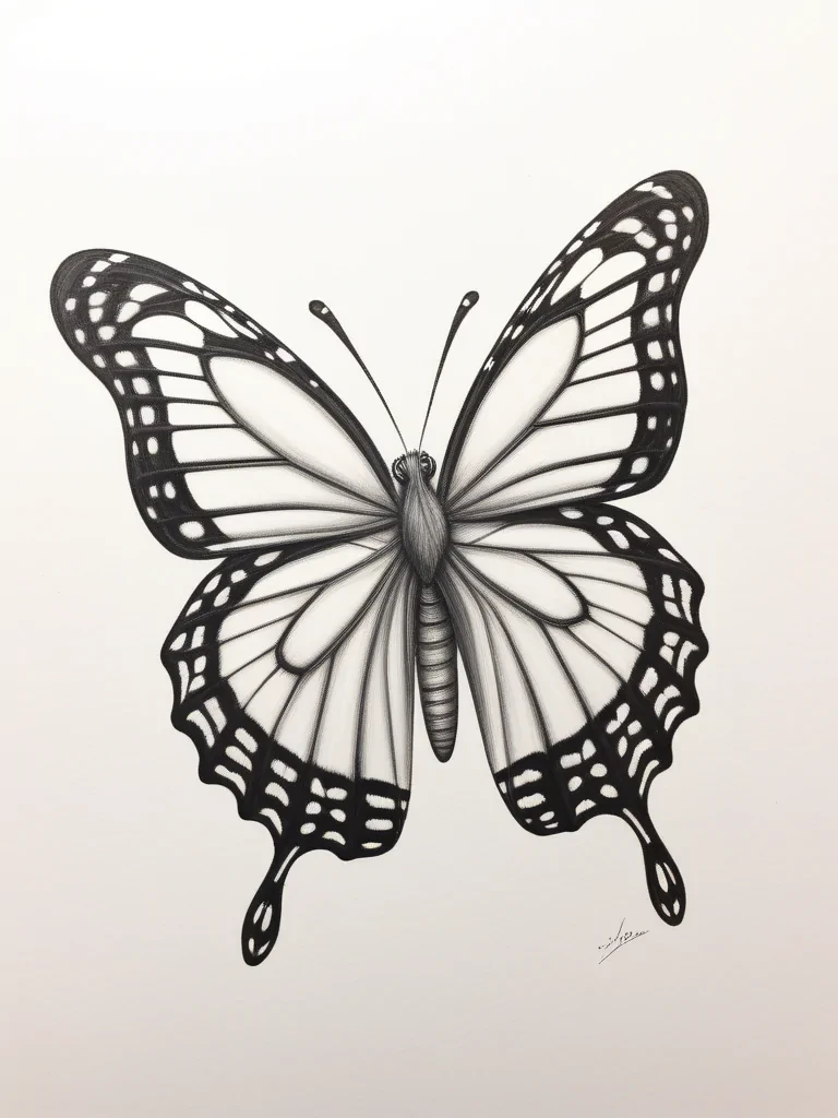 butterfly pics drawing