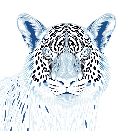 Generate a high-resolution line art illustration of an animal with intricate details, using a Canon EOS R5 camera, aperture f/8, ISO 100, 50mm lens, shot from a top-down view in natural soft lighting.