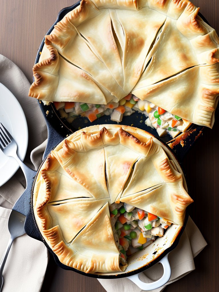 chicken pot pie with phyllo dough