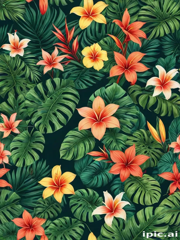 tropical wallpaper iphone