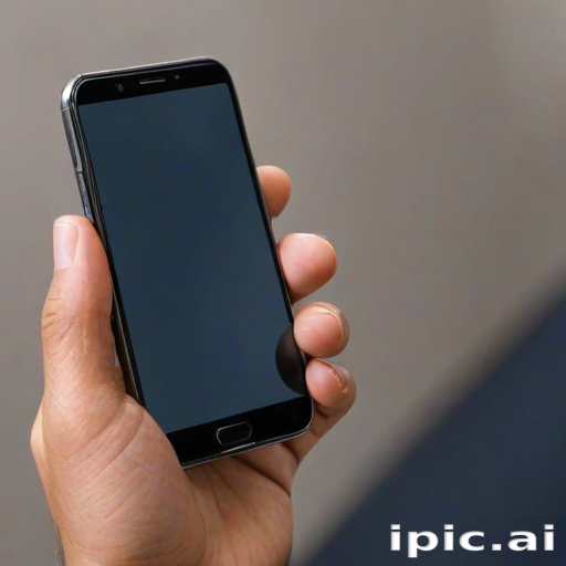 hand holding cell phone