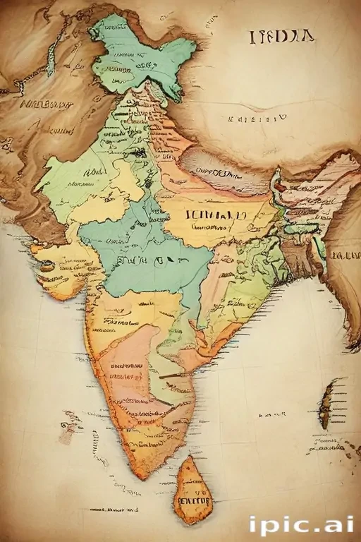 map of india
