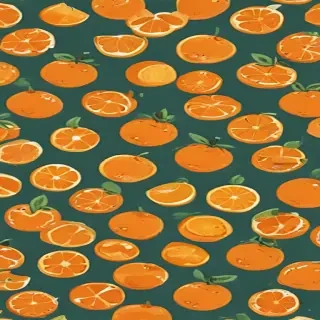 cute orange wallpaper