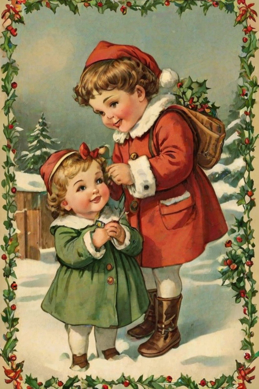 free vintage printables christmas