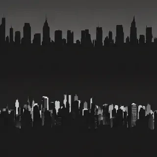 city silhouette png