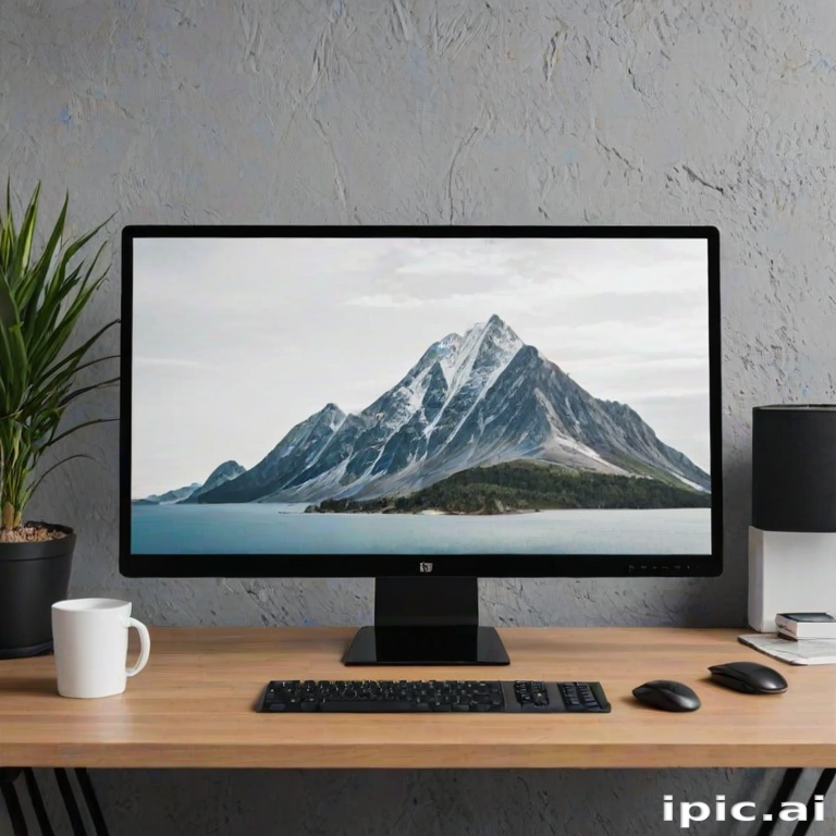 pc screen mockup