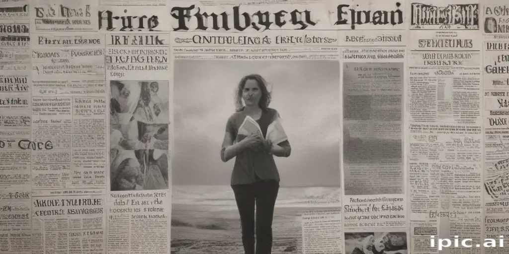 newspaper collage png