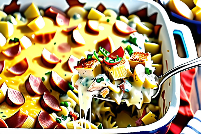 chicken bacon ranch casserole with potatoes