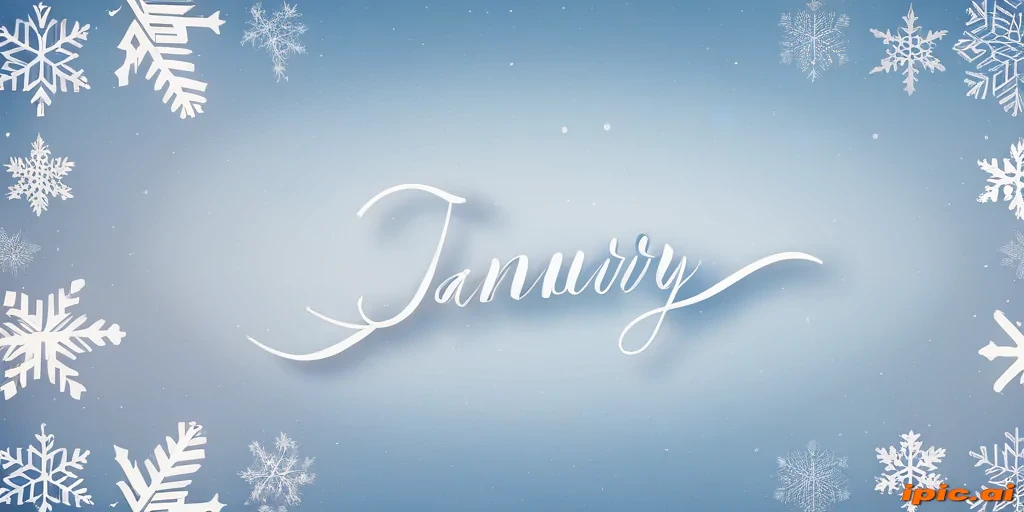 january background