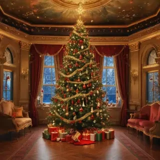 pretty christmas background