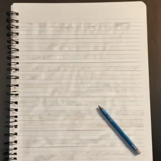 notebook paper image