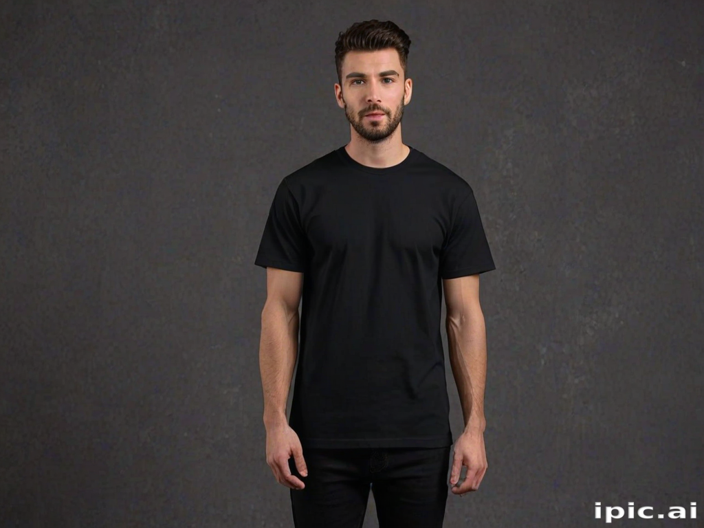 black mockup shirt