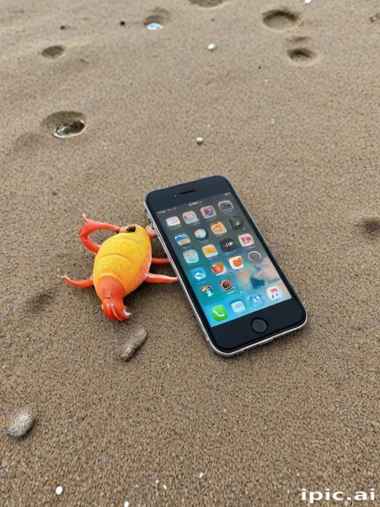 iphone beach