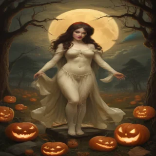 public domain vintage halloween art