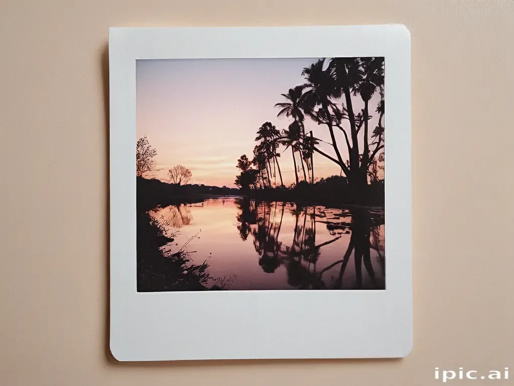 aesthetic polaroid frame