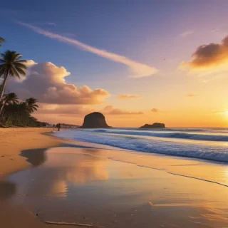 beach iphone