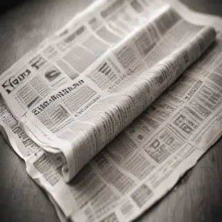 newspaper transparent