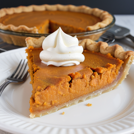 sweet potato pie on graham cracker crust