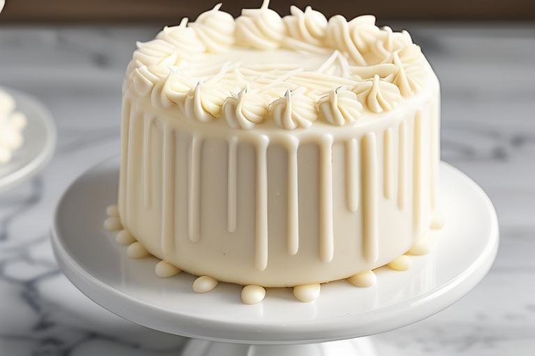 white chocolate and cream cheese icing