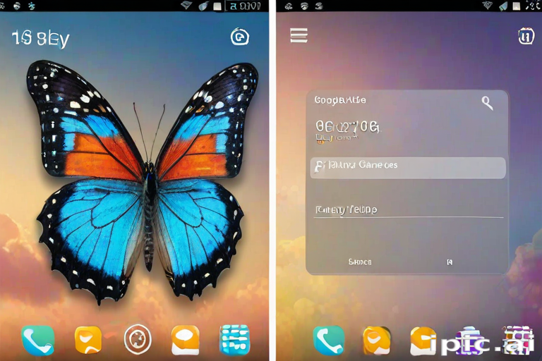 butterfly home screen