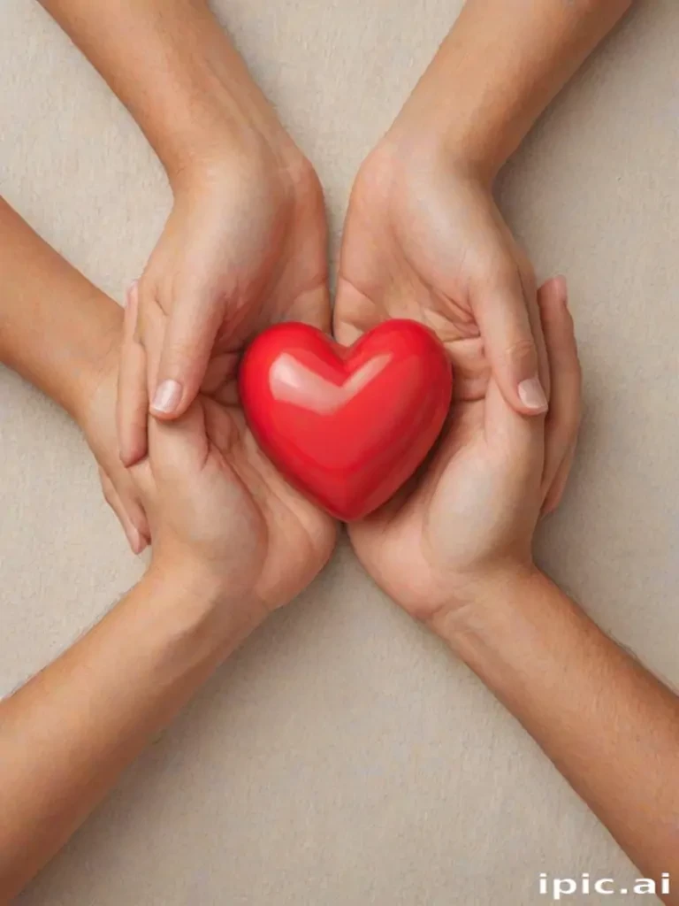 heart hands clipart