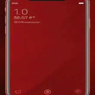 red lockscreen