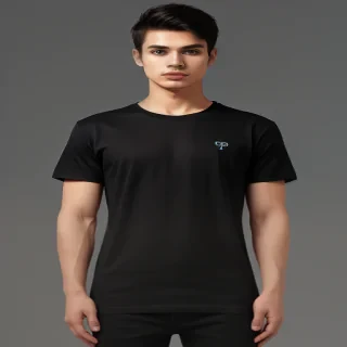 black t-shirt png