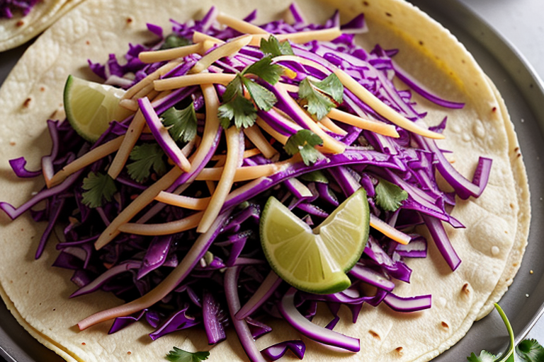 red cabbage slaw for tacos