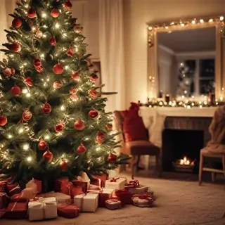 aesthetic christmas background