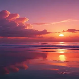aesthetic wallpaper sunset