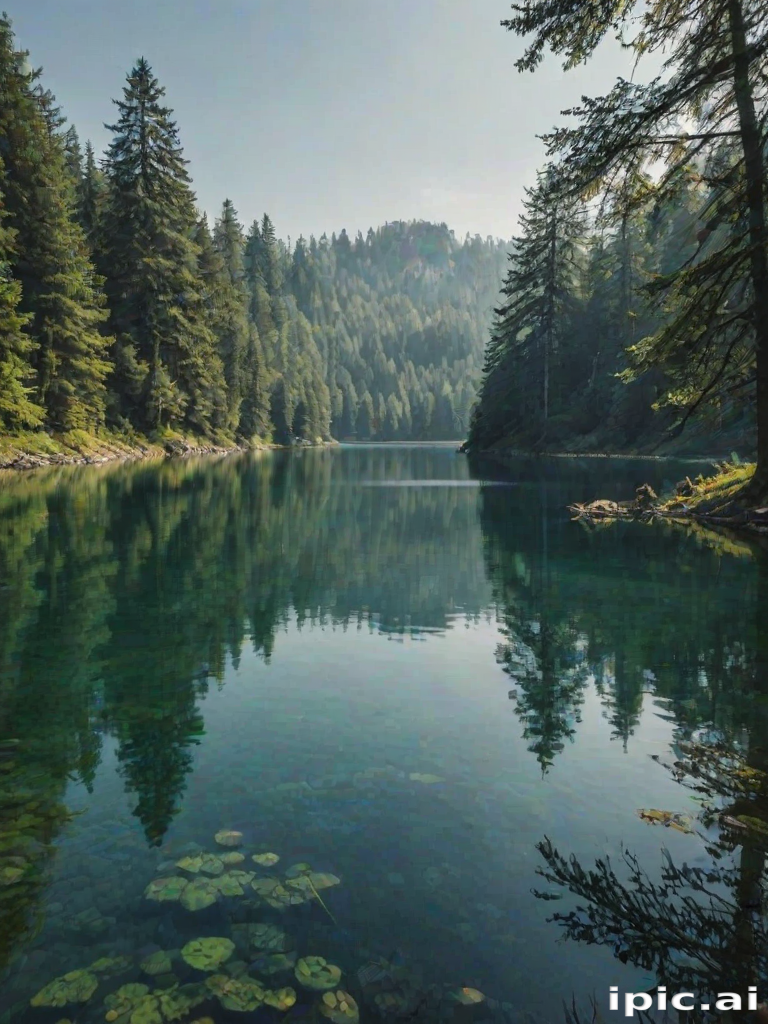 background lake