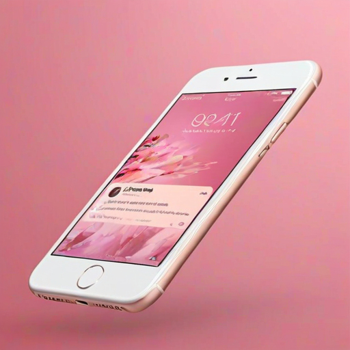 iphone pink background