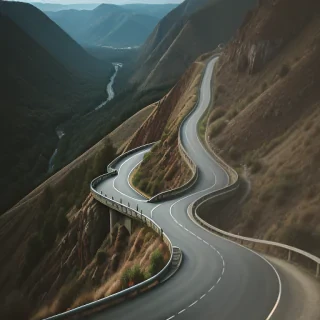 winding road