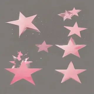 pink stars png