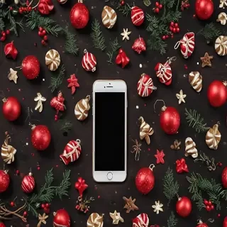 iphone christmas aesthetic wallpaper