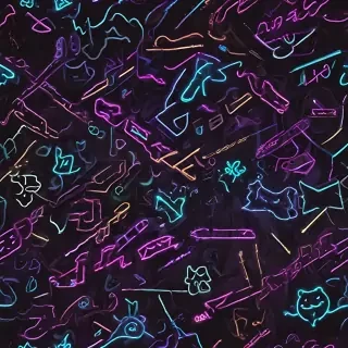 coolest neon wallpaper