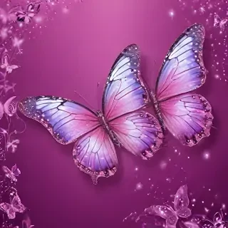 glitter butterfly wallpaper