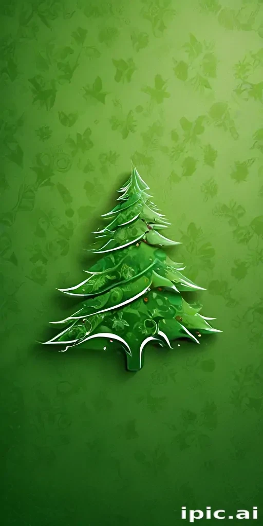 green christmas wallpaper