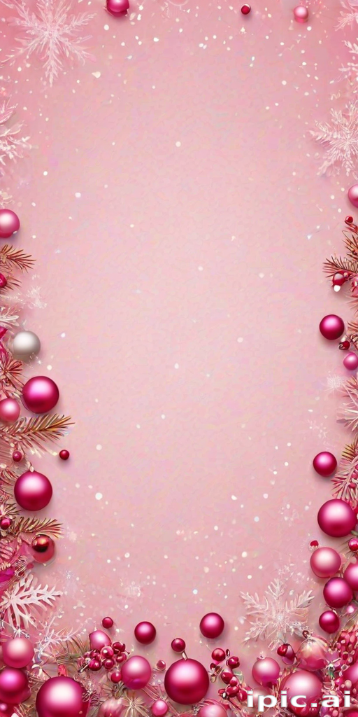 christmas background pink