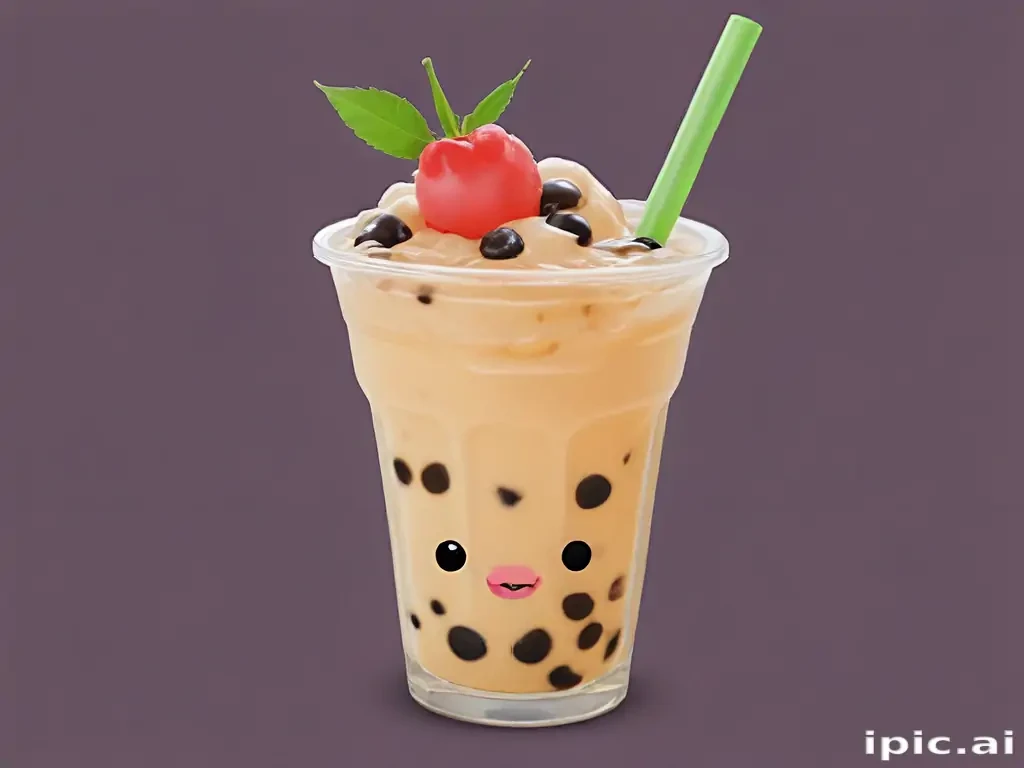 cute boba tea wallpapers