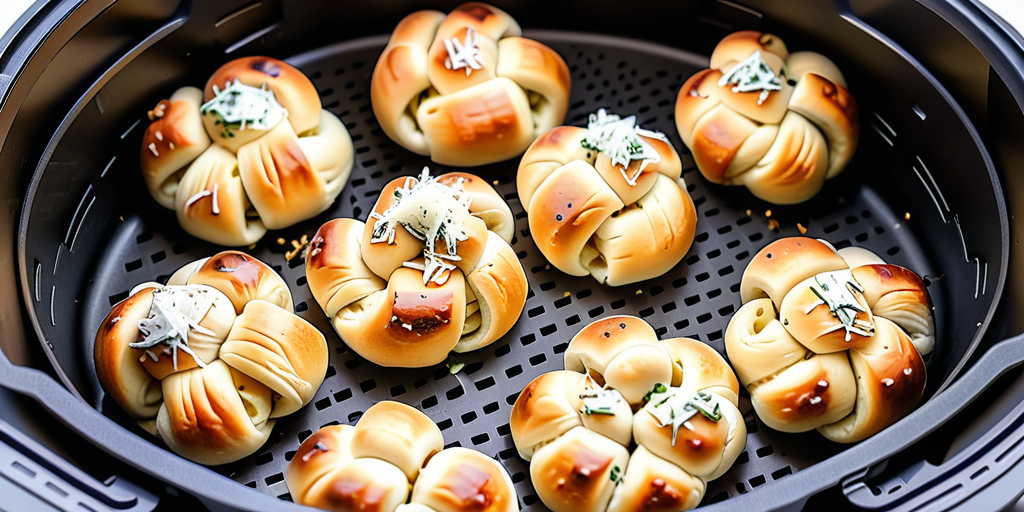 frozen garlic knots in air fryer