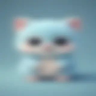 blue cute wallpaper for iphone