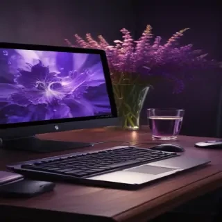 computer wallpaper purple